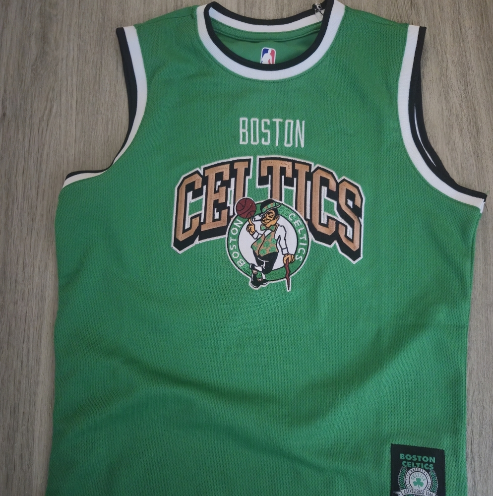 NBA Boston Celtics Green Basketball Jersey